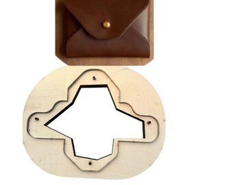 Namecard holder coin bag Leather Cutting Die Cut Mold, Handmade customization Leather Crafts , Leather Crafts Kraft Tool