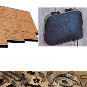Moule découpé avec découpe en cuir, personnalisation à la main, artisanat du cuir, outil kraft pour l'artisanat du cuir