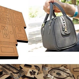Moule de découpe de cuir de petit sac, artisanat du cuir de personnalisation fait main, outil Kraft d'artisanat du cuir