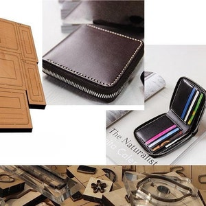 Moule de découpe de cuir à clip court, artisanat du cuir de personnalisation fait main, outil kraft pour artisanat du cuir
