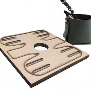 Boîte de rangement porte-stylo pour découper le cuir dans un moule, personnalisation à la main, artisanat du cuir, outil kraft pour artisanat du cuir