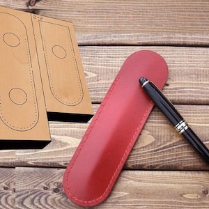 Étui à stylos pour découper le cuir dans un moule, personnalisation à la main, artisanat du cuir, outil kraft pour l'artisanat du cuir