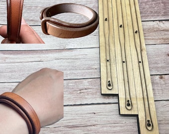 Leather bracelet cutting mold Japanese bracelet mold suitable for hand-made leather diy