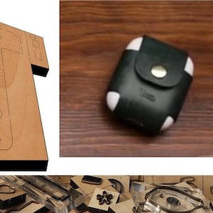 Étui pour casque d'écoute sans fil, moule en cuir, outil kraft pour artisanat du cuir, personnalisation à la main, artisanat du cuir