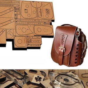 Sac à bandoulière et sac à bandoulière pour découper le cuir dans un moule, porte-monnaie, artisanat du cuir, outil kraft, personnalisation à la main, artisanat du cuir