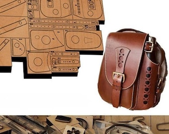 Bolso de hombro y bolso cruzado, troquel para cortar cuero, monedero, herramientas Kraft para manualidades en cuero, personalización hecha a mano en artesanías de cuero