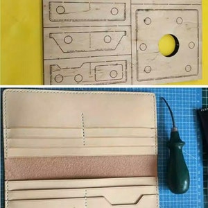 Lange Brieftasche Leder schneiden sterben Form, handgemachte Anpassung Lederhandwerk, Lederhandwerk Kraft-Tool