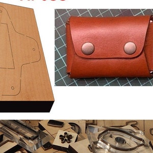 schlüsseltasche/kartentasche/münzengeldbörse lederstanzform, lederstanzer stanzform, lederhandwerkskraft-werkzeug, handgefertigte schneider