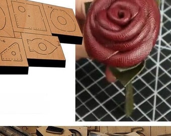 Rose Leather Cutting Die Cut Mold, Handmade customization Leather Crafts , Leather Crafts Kraft Tool