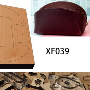 Moule de découpe pour portefeuille en cuir grande capacité, jeu de matrices de perforation pour cuir, outil kraft d'artisanat du cuir, artisanat du cuir de personnalisation fait main
