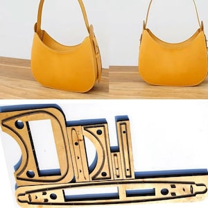 Sac à bandoulière simple pour découper le cuir dans un moule, personnalisation à la main, artisanat du cuir, outil kraft pour l'artisanat du cuir