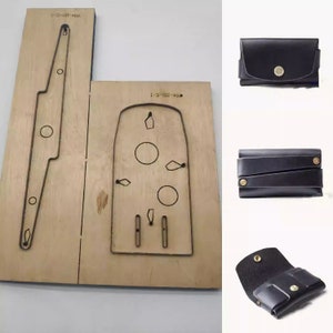 Stampo per fustellatura in pelle per borsa di carta senza cuciture, personalizzazione fatta a mano, artigianato in pelle, strumento Kraft per artigianato in pelle