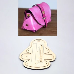 Sac à bandoulière en une pièce pour découper le cuir dans un moule, personnalisation à la main, artisanat du cuir, outil kraft pour artisanat du cuir