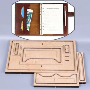 Moule découpé et découpé avec des matrices de grande taille en feuille A5, artisanat du cuir de personnalisation fait main, outil Kraft d'artisanat du cuir
