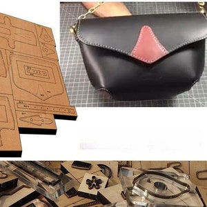 Sac à bandoulière Sac à bandoulière pour découper le cuir dans un moule, personnalisation à la main, artisanat du cuir, outil kraft pour l'artisanat du cuir