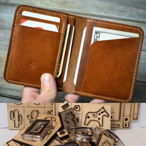Kurzclip vertikale Karte Brieftasche Leder Schneiden Die Schnittform, Leder Handwerk Kraft Werkzeug, handgemachte Anpassung Lederhandwerk