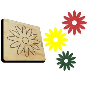Flower Custom Size Die Cut,Petal Shape Leather Cutting Die,Leather Punch Die Cut Mold,Handmade Bag Decorations Flower wood mold