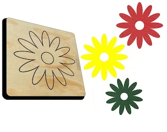 Flower Custom Size Die Cut,Petal Shape Leather Cutting Die,Leather Punch Die Cut Mold,Handmade Bag Decorations Flower wood mold