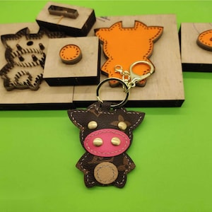 Pendentif taureau en forme de moule découpé, personnalisation faite main, artisanat du cuir, outil kraft pour l'artisanat du cuir