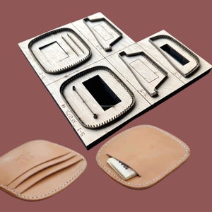 Short wallet cutting die set free splicing wallet leather cutting die Universal short wallet cutting die