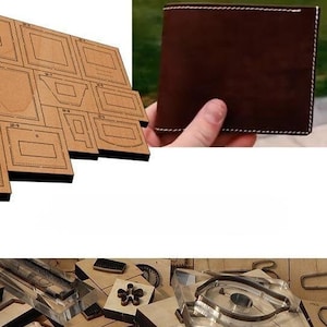 Faltende Brieftasche Leder schneiden sterben Form, handgemachte Anpassung Lederhandwerk, Lederhandwerk Kraft-Werkzeug