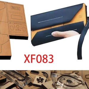 Moule découpé personnalisé de coupe de cuir de portefeuille de sac à main, outil de Kraft d'artisanat en cuir de porte-monnaie, artisanat en cuir de personnalisation fait main