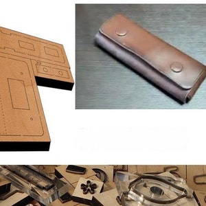 Étui à crayons pour découper le cuir dans un moule, personnalisation à la main, artisanat du cuir, outil kraft pour l'artisanat du cuir