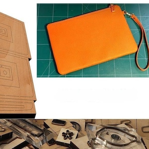 Handtasche Make-up Tasche Leder schneiden sterben Form, handgemachte Anpassung Lederhandwerk, Lederhandwerk Kraft-Tool
