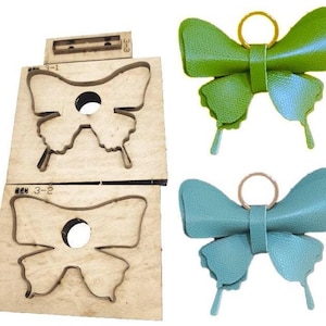 Moule de découpe de cuir papillon, artisanat du cuir de personnalisation fait main, outil kraft d'artisanat du cuir