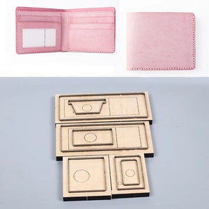 Gefaltete Brieftasche Leder schneiden sterben Form, handgemachte Anpassung Leder Handwerk, Leder Handwerk Kraft-Werkzeug