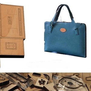 Moule de découpe de cuir pour sac à main/sac d'ordinateur, outil kraft pour artisanat du cuir, personnalisation à la main