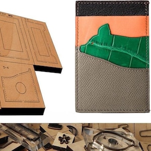 Stampo per fustellatura in pelle per borsa di carta di maiale, personalizzazione fatta a mano, artigianato in pelle, strumento Kraft per artigianato in pelle