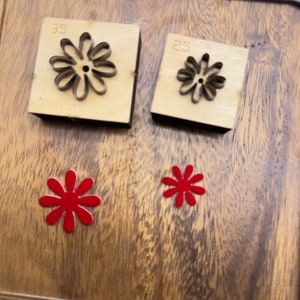 Sun flower leather cutting die Flower leather cutting die Petal die cutting tool suitable for leather flower making
