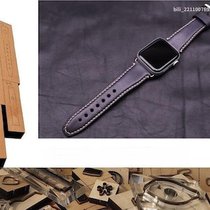 Moule de découpe de cuir de bracelet de montre, artisanat du cuir de personnalisation fait main, outil kraft d'artisanat du cuir
