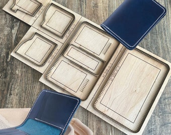 Wallet cutting die Card die Folding card bag cutting die suitable for diy leather making SIZE 115*80MM