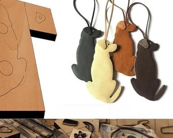Dog pendant Leather Cutting Die Cut Mold, Handmade customization Leather Crafts , Leather Crafts Kraft Tool