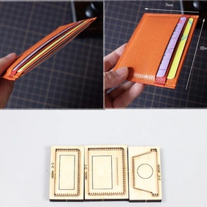 Klassischer Kartenhalter-Kartensatz-Leder-Stanzform, handgemachte Anpassung Lederhandwerk, Lederhandwerks-Kraft-Werkzeug