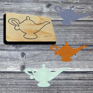Magic lamp Wooden Cutting Mold Accessories, paper, and felt, suitable for cutting materials such as leather.