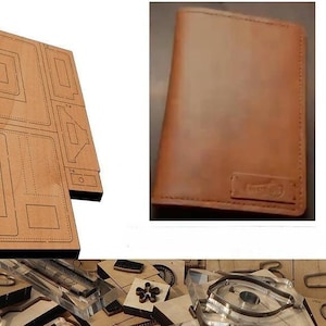 Moule découpé avec matrices de coupe de manuels A6, artisanat du cuir de personnalisation fait main, outil Kraft d'artisanat du cuir