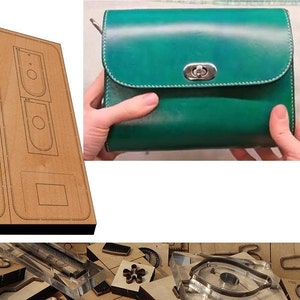 Sac à bandoulière en trois dimensions, découpe du cuir, moule découpé, personnalisation à la main, artisanat du cuir, outil kraft pour l'artisanat du cuir