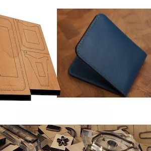 Faltende Brieftasche Leder schneiden sterben Form, handgemachte Anpassung Lederhandwerk, Lederhandwerk Kraft-Werkzeug