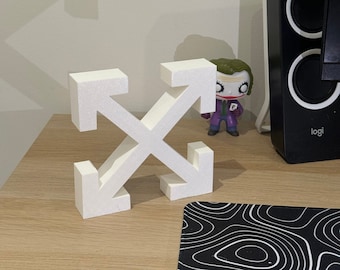 Off White Figure - Hypebeast Home Desk Decor - Handmade Gift