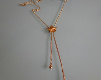 Vintage Avon Starfish Lariat Necklace