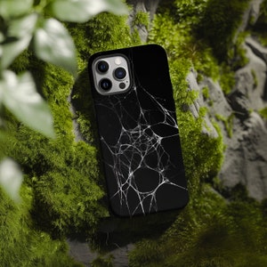 Spiderweb V3 Phone Case for iPhone 16 15 14 13 12 11 Pro Max Mini Plus Samsung S24 S23 S22 S21 Cute Spooky Spider Phone Case Halloween Gift