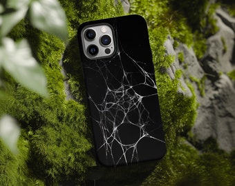 Coque de téléphone toile d'araignée V3 16 15 14 13 12 11 Pro Max Mini Plus Samsung S24 S23 S22 S21 coque de téléphone araignée effrayante mignonne cadeau d'Halloween