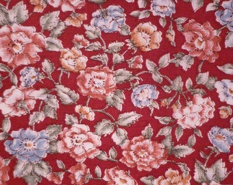 Old Fashioned Roses - Vintage Fabric - Cotton - Marcus Brothers