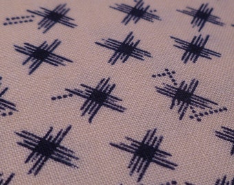 Crosshatch - Vintage Fabric - Cotton - Simple