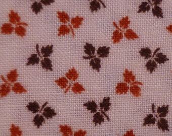 Simple Triple Leaf - Vintage Fabric - Cotton