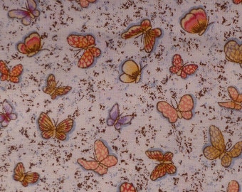 Butterflies - Destash Fabric - Cotton - Classic Cottons - 2008