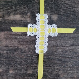 Crochet Cross Bookmark